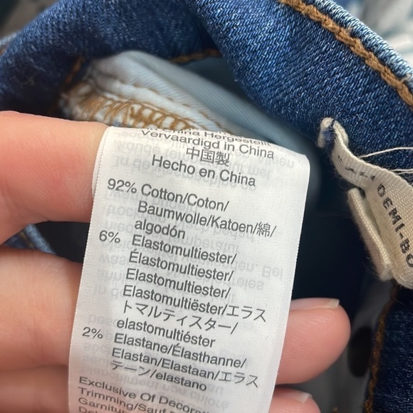 Madewell Cali Demi-Boot  Destructed-Hem Edition Women’s Jeans - Picture 15 of 15